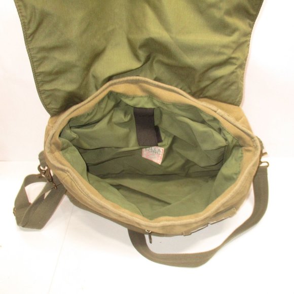 Vintage BILLABONG Khaki MESSENGER BAG Hand Bag Satchel Shoulder Strap - Picture 4 of 9